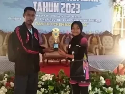 Juara 3 lomba Bola Voli tingkat Sub Rayon Cikembar